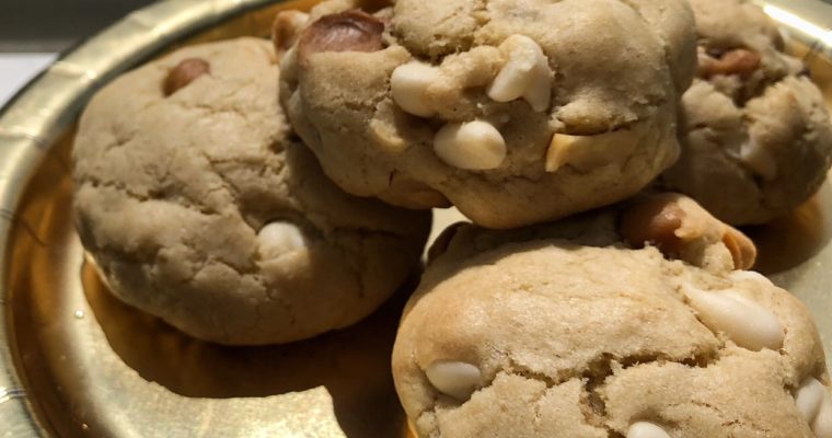 Chi Chi White Chocolate, Macadamia Nut and Pineapple Cookies